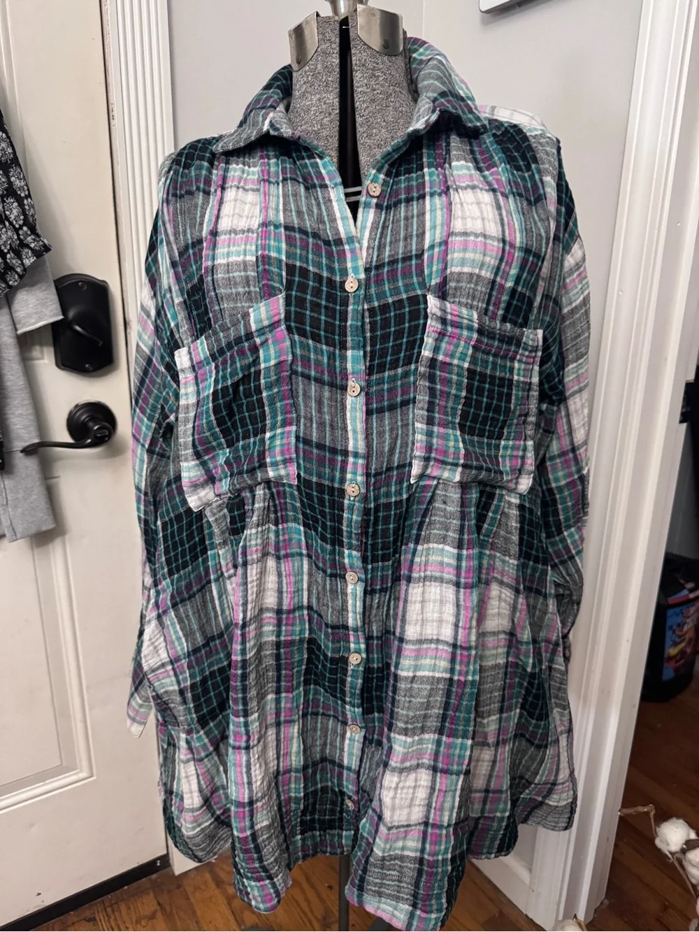 Women’s  Free People The Voyage Shirt Dress XS